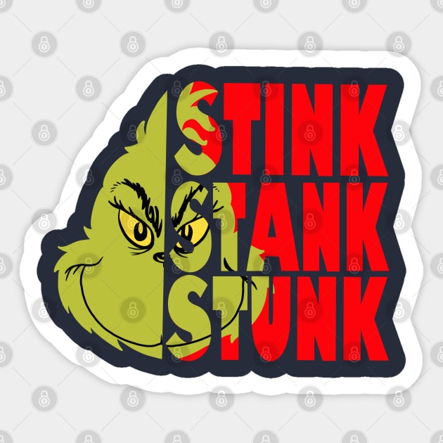 Stink Stank Stunk Sticker by joefixit2